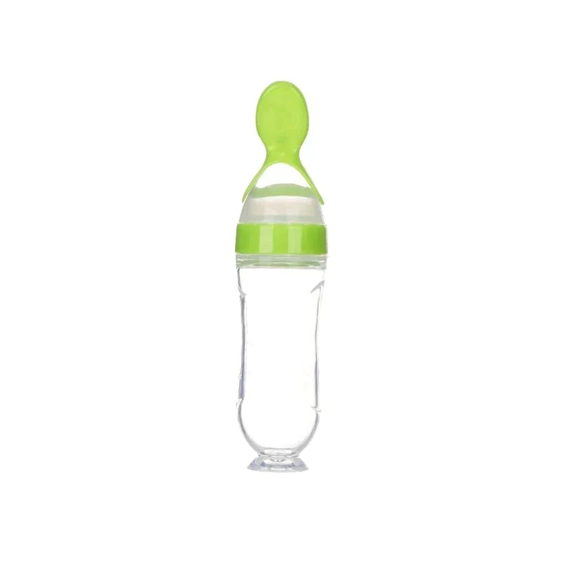 BABY FOOD SQUEEZE BOTTLE WITH SPOON