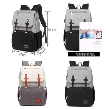 BABY DIAPER BAG WITH USB PORT